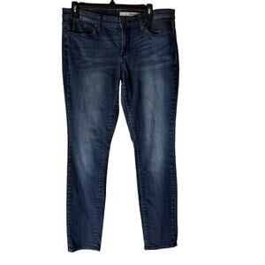 DKNY Jeans Y2k 8 Blue Skinny Denim Studded Pocket Stretch Jeggings Pants